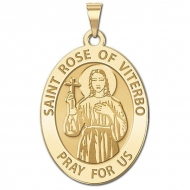 Saint Rose of Viterbo   Oval Medal  EXCLUSIVE 