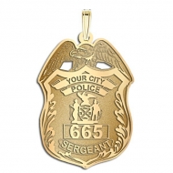 Personalized Sergeant Badge w  your Department Name
