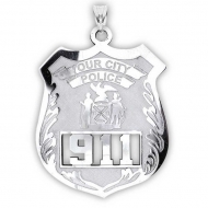 Personalized Police Badge w  Your Number   Department