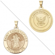 Saint Christopher Doubledside NAVY Medal  EXCLUSIVE 