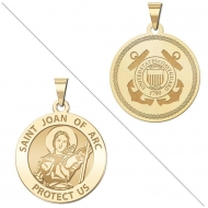 Saint Joan of Arc Doubledside COAST GUARD Medal  EXCLUSIVE 