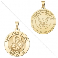 Saint Joan of Arc Doubledside NAVY Medal  EXCLUSIVE 