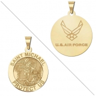 Saint Michael Doubledside AIR FORCE Medal  EXCLUSIVE 
