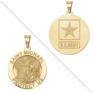 Saint Michael Doubledside ARMY Medal  EXCLUSIVE 
