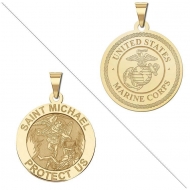 Saint Michael Doubledside MARINES Medal  EXCLUSIVE 