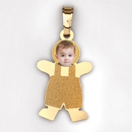 MyKids  Boy with Photo Pendant and Charm