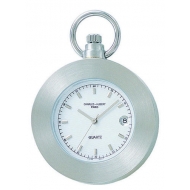 Charles Hubert Chrome Tone Pocket Watch