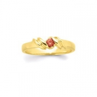 Gold 1 Stone Mother s Ring