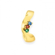 Gold 3 Stone Mother s Pendant Jewelry