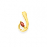 Gold 1 Marquise Stone Mother s Pendant Jewelry