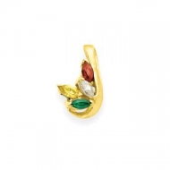 Gold 4 Marquise Stone Mother s Pendant Jewelry