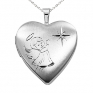Sterling Silver Angel Locket
