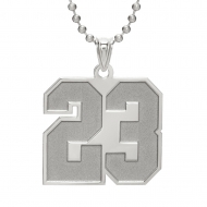  New  Jersey Number Charm or Pendant with 2 Digits