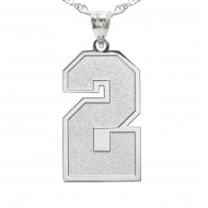  New  Jersey Single Number Charm or Pendant