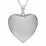 Build Your Own Sterling Silver 2 Picture Heart Locket