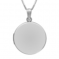 Build Your Own Sterling Silver 2 Picture Round Locket