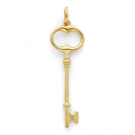 14K Key Pendant   Yellow or White Gold 