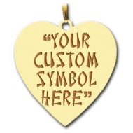  Make Your Own  Chinese Symbol Heart Pendant