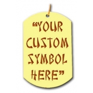  Make Your Own  Chinese Symbol Dog Tag Pendant
