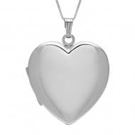 Build Your Own Sterling Silver 4 Picture Heart Locket