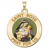Saint Rose of Lima Medal  Color EXCLUSIVE 