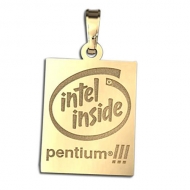 Petite Rectangle Logo Jewelry