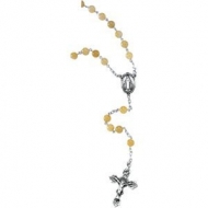 YELLOW JADE ROSARY