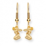 Disney Mickey Mouse Dangle Wire Earrings