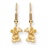 Disney Waving Mickey Mouse Shepherd Hook Earrings