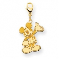 Disney Waving Mickey Mouse Lobster Clasp Charm