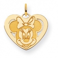 Disney Minnie Mouse Medium Heart Charm