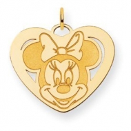 Disney Minnie Mouse Heart Large Charm