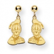 Disney Donald Duck Dangle Post  Earrings