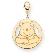 Disney Winnie the Pooh Medium Round Lobster Clasp Charm