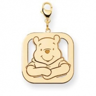 Disney Winnie the Pooh Lobster Clasp Medium Square Charm