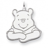 Sterling Silver Disney Winnie the Pooh Large Charm