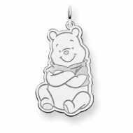 Sterling Silver Winnie the Pooh Large Charm