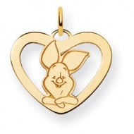 Disney Piglet Medium Heart Charm