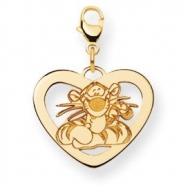 Disney Tigger Heart Lobster Clasp Charm