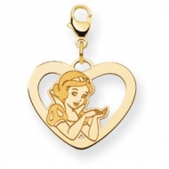 Disney Snow White Lobster Clasp Heart Charm