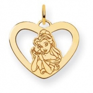 Disney Belle Heart Charm