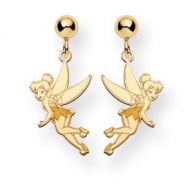 Disney Tinker Bell Post Dangle Earrings