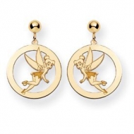 Disney Tinker Bell Dangle Post Round Earrings