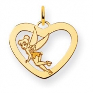 Disney Tinker Bell Heart Charm