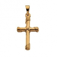 14K Yellow Gold CROSS PENDANT
