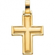 14K Yellow Gold CROSS PENDANT