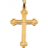 14K Yellow Gold CROSS PENDANT