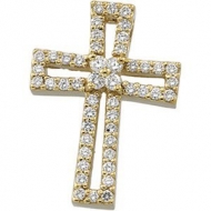 DIAMOND CROSS PENDANT