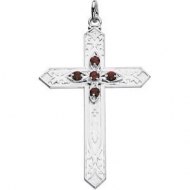 BIRTHSTONE CROSS