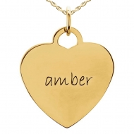 Posh Mommy Heart Shape Pendant